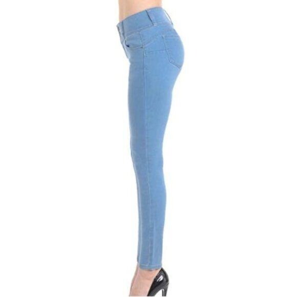 Wax Light Blue High Rise Jeans - Picture 4 of 4